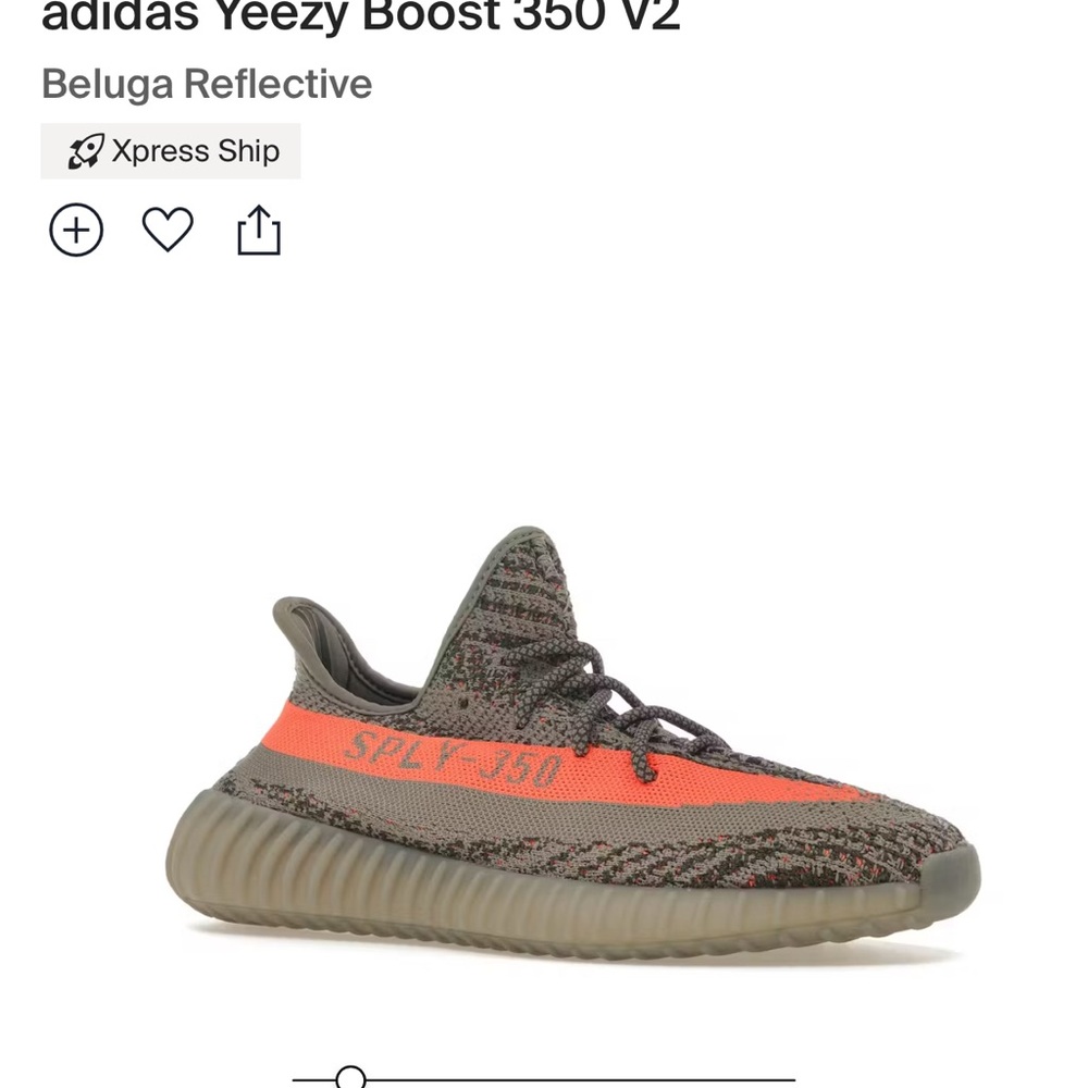 Adidas Beluga Reflective Yeezy boost 350 shoes